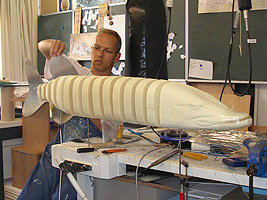 Snoek model in aanbouw Jeroen Verhoeff